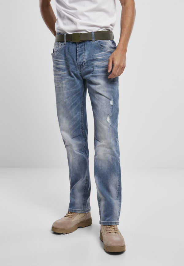 Will Washed Denim Jeans Blue Washed
