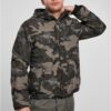 Windbreaker with darkcamo front zipper