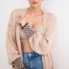 Włoski Cardigan with pockets powder pink