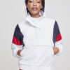 Women's 3-Tone Padded Tug Jacket White/Navy/Fiery Red
