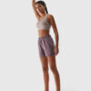 Women's 4F Quick Drying Sports Shorts - Light Brown