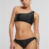 Women's Asymmetrical Bikini - Black