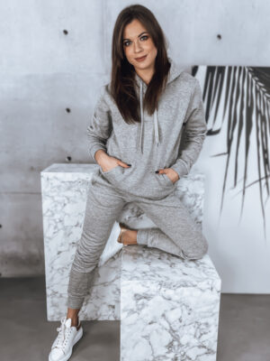 Women's BASIC sweatshirt with grey hood Dstreet z Women's BASIC sweatshirt with grey hood Dstreet z