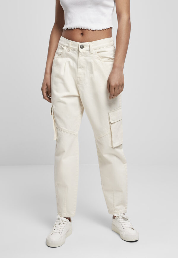 Women's Ballon Fit Cargo Twill Whitesand Pants
