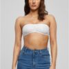 Women's Bandeau Lace White