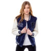 Women's Baseball Jacket GLANO - Dark Blue