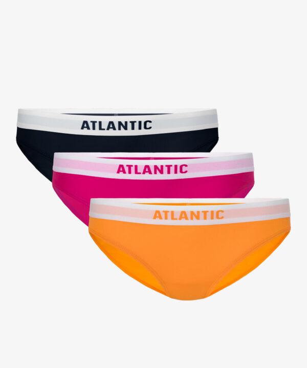 Women's Bikini Panties ATLANTIC 3Pack - navy blue