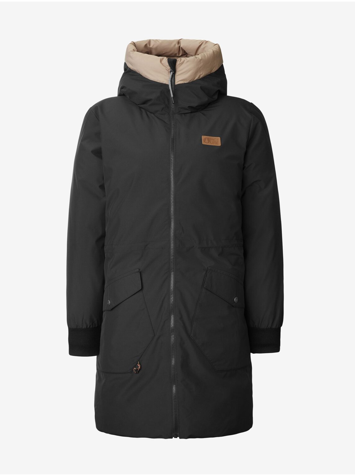 Women's Black Coat Picture - Women