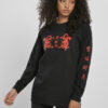 Women's Black Sleeve with Chinese Letters