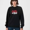 Women's Black Sweatshirt Diesel F-Ang - Women