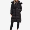 Women's Black Winter Quilted Coat Desigual Surrey - Women