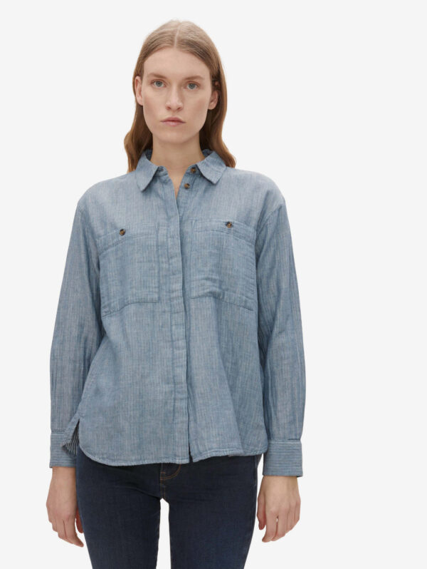 Women's Blue Striped Shirt Tom Tailor