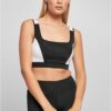 Women's Bra Color Block Black/White