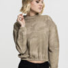 Women's Camo Crew turtleneck with sand mask
