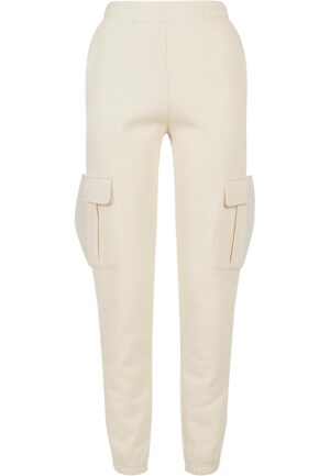 Women's Cargo Sweat High-Waisted Trousers whitesand