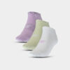 Women's Casual 4F Ankle Socks (3pack) - Multicolor