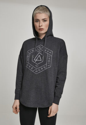 Women's Charcoal Linkin Park OML Oversize Hoody Women's Charcoal Linkin Park OML Oversize Hoody