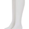 Women's College Socks 2-Pack White