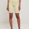 Women's Color Block Cycle Shorts softyellow/softseagrass