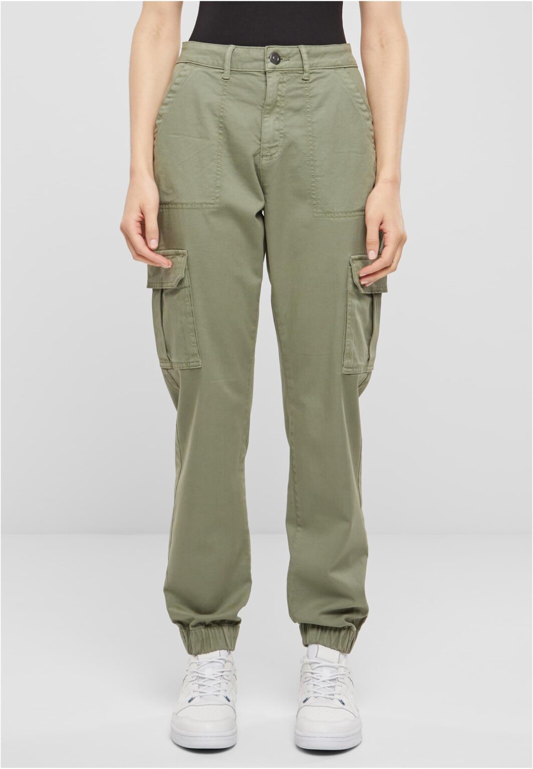 Women's Cotton Twill Utility trousers light green