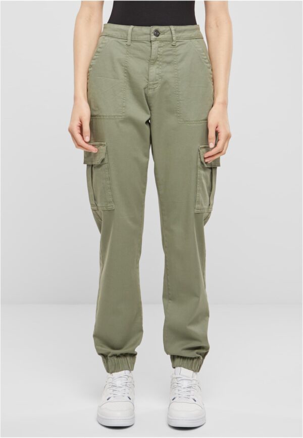Women's Cotton Twill Utility trousers light green