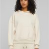 Women's Cozy Oversized Hoody Sweatshirt Cream