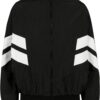 Women's Crinkle Batwing Jacket blk/wht