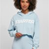 Women's Cropped Hoody Starter Ice-Blue