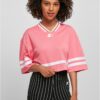 Women's Cropped Mesh Jersey Starter pinkgrapefruit/white