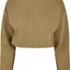 Women's Cropped Oversized Pot High Neck Tiniolive