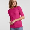 Women's Deep Pink Ribbed Light Sweater Pieces Crista - Women