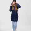 Women's Extended Sweatshirt GLANO - blue