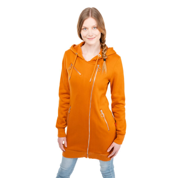 Women's Extended Sweatshirt GLANO - orange