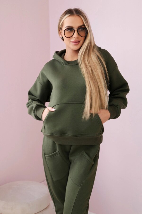 Women's Fashion Tracksuit - Khaki