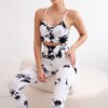 Women's Fitness Set Top + Push Up Leggings - White