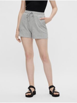 Women's Grey Basic Tracksuit Shorts Pieces Chilli - Women