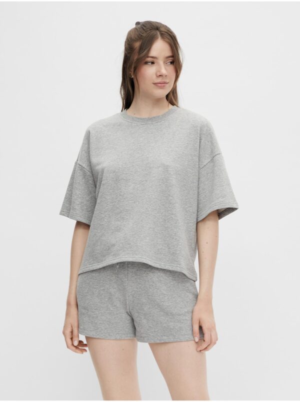 Women's Grey Heather Basic T-Shirt Pieces Chilli - Women Women's Grey Heather Basic T-Shirt Pieces Chilli - Women