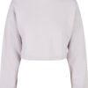 Women's Haircut Oversized Sweat High Neck Crew Soft Lilac