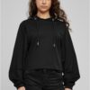 Women's Heavy Short Hoody - Black