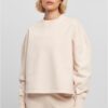Women's Heavy Terry Garment Dye Crewneck Pink