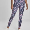 Women's High Waist Leggings Dye Dye Darkshadow/Pink