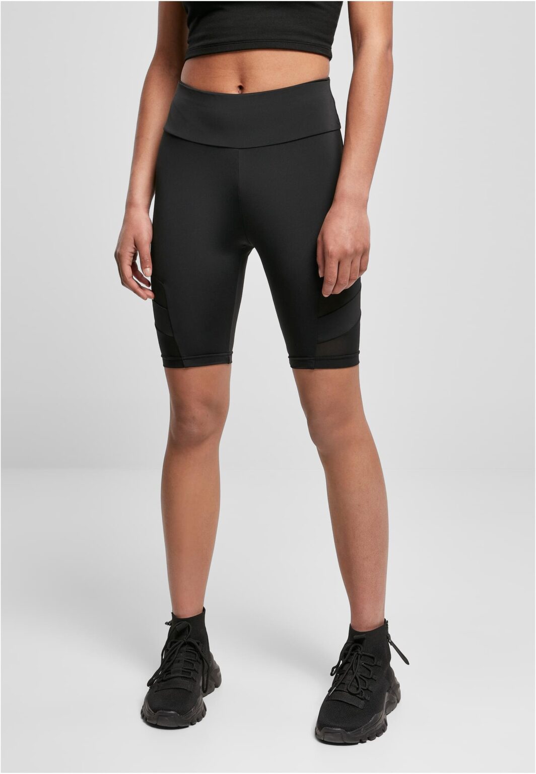 Women's High Waist Tech Mesh Cycle Shorts