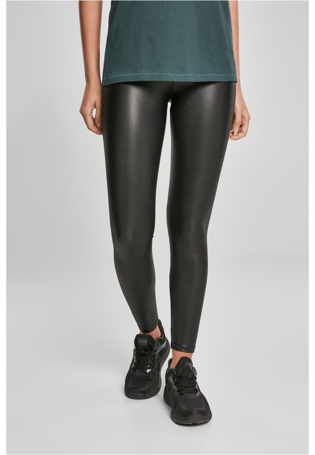 Women's High Waisted Faux Leather Leggings