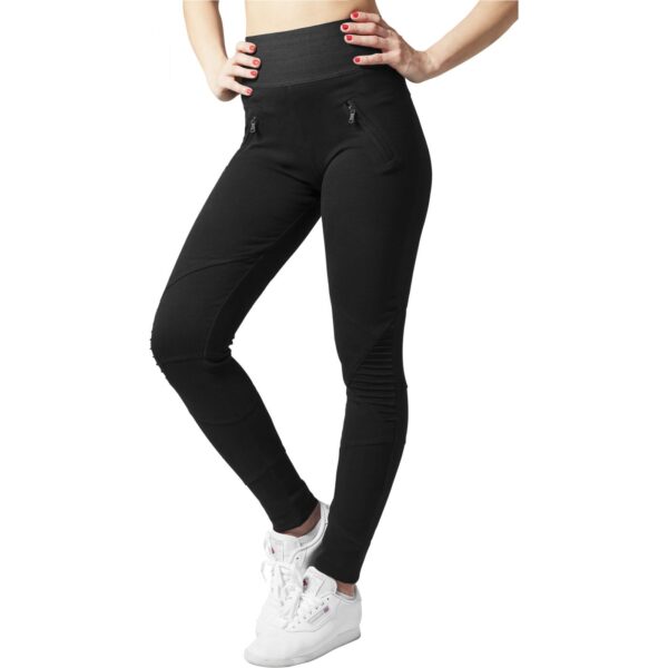 Women's High Waisted Leggings Interlock blk/blk