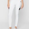 Women's High-Waisted Starter Sports Leggings White/Black