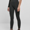 Women's Highwaist Biker Tech Mesh Leggings - Black