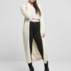 Women's Hooded Sweater Made of Soft Feathers - White