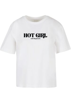 Women's Hot Girl Diagnosis T-shirt white