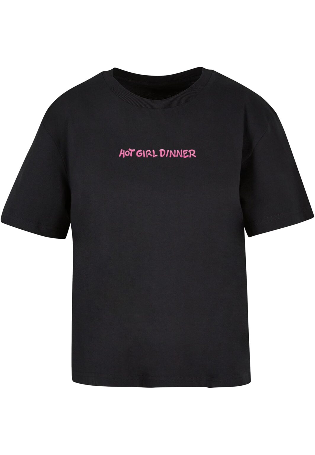Women's Hot Girl Dinner T-Shirt Black