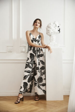 Women's Jumpsuit MOODO - Black/White